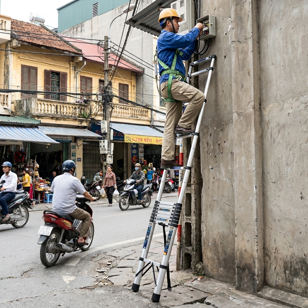 ⚠️ CẢNH BÁO: LÀM VIỆC TRÊN CAO VÀ NHỮNG RỦI RO TIỀM ẨN KHÔNG THỂ COI THƯỜNG!