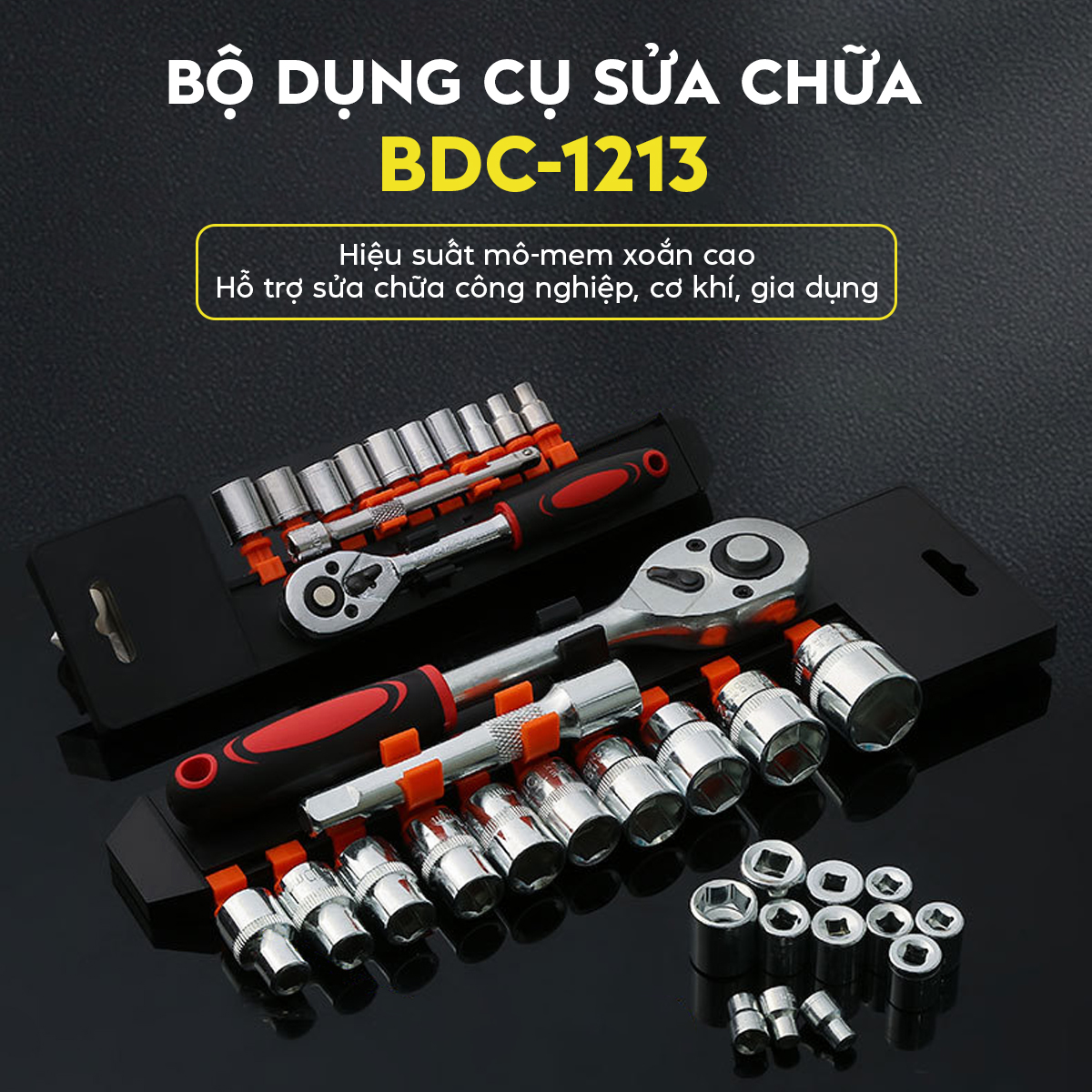 Bộ công cụ sửa chữa cầm tay 12 món chuyên nghiệp